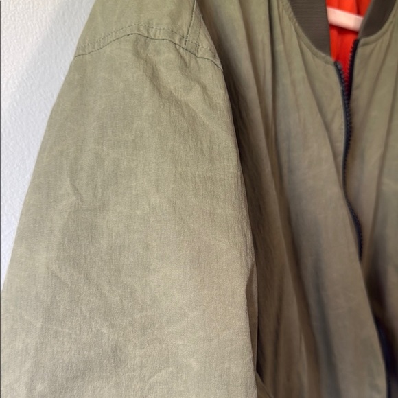 XXL Nike MA-1 Reversible Bomber Jacket Olive Green Men's Bomber Jacket - Picture 11 of 16